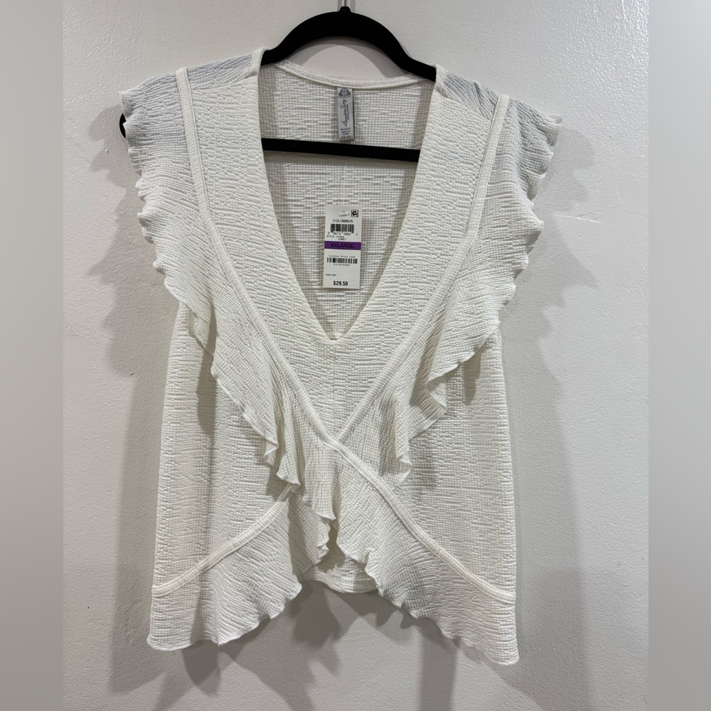 American Rag White Top / Blouse / Tank